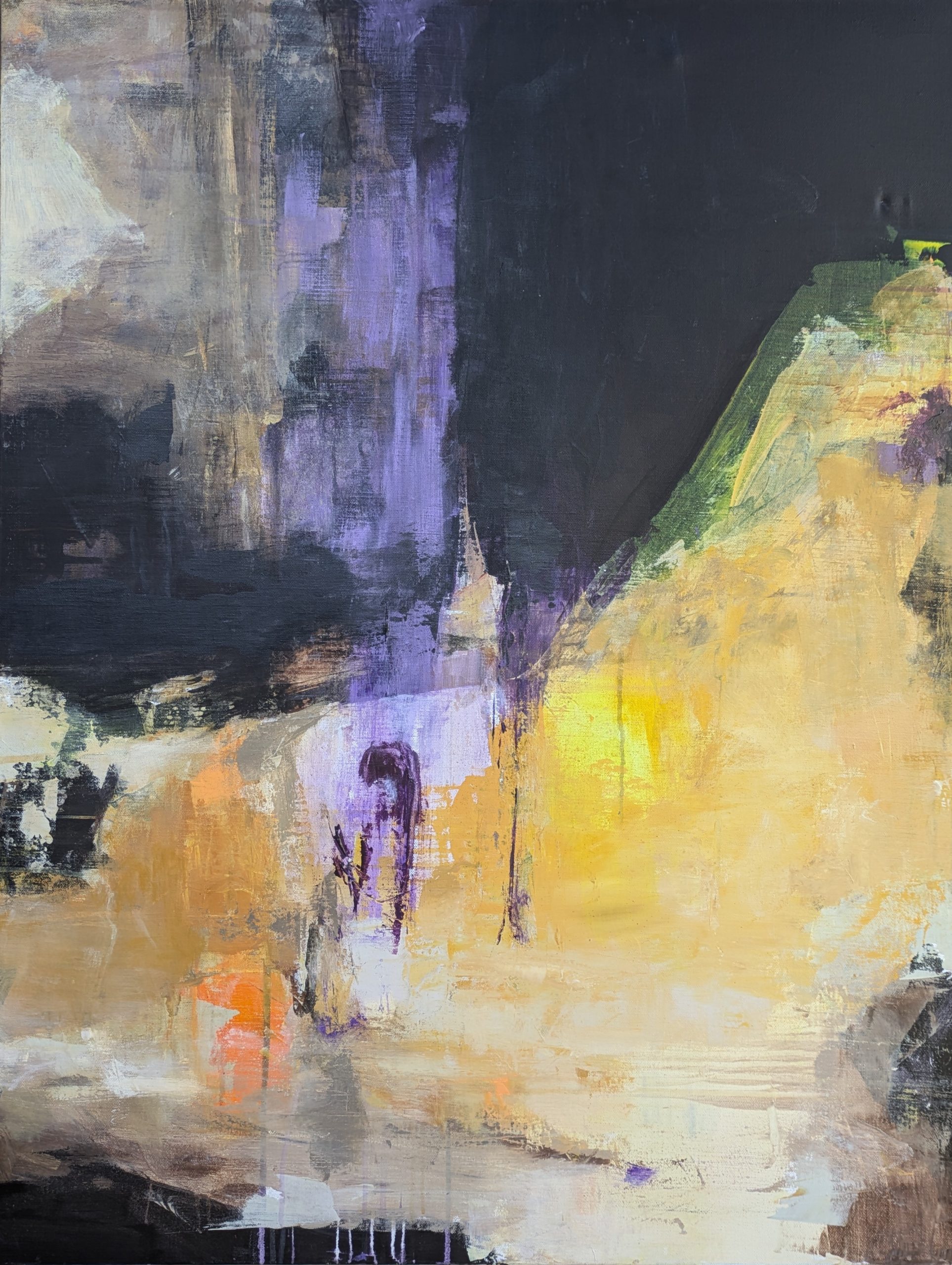 8:2024 - Lignes croisées 116x89 cm