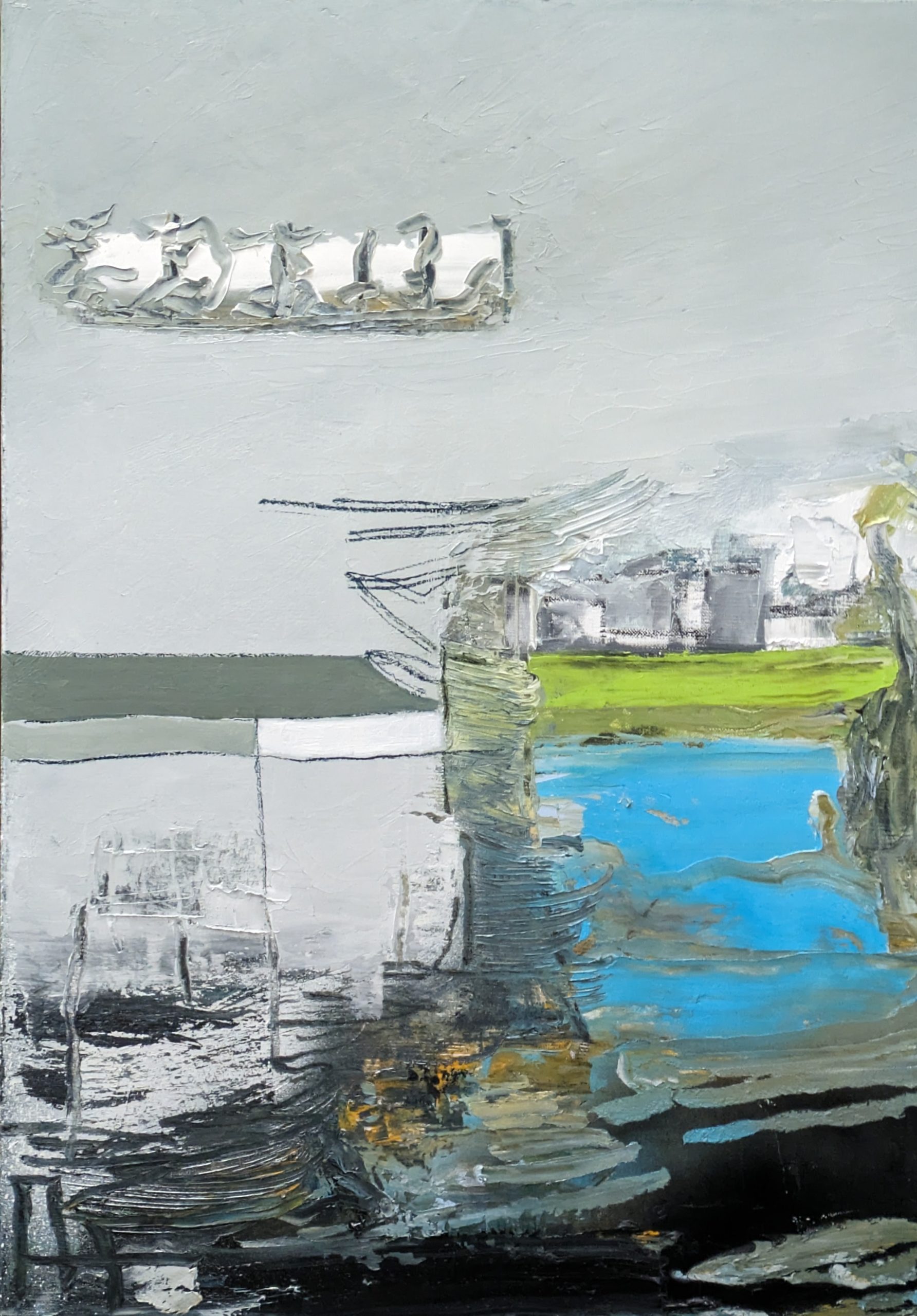 Changement de climat N°2_70x50cm_technique lixte sur toile_2500€