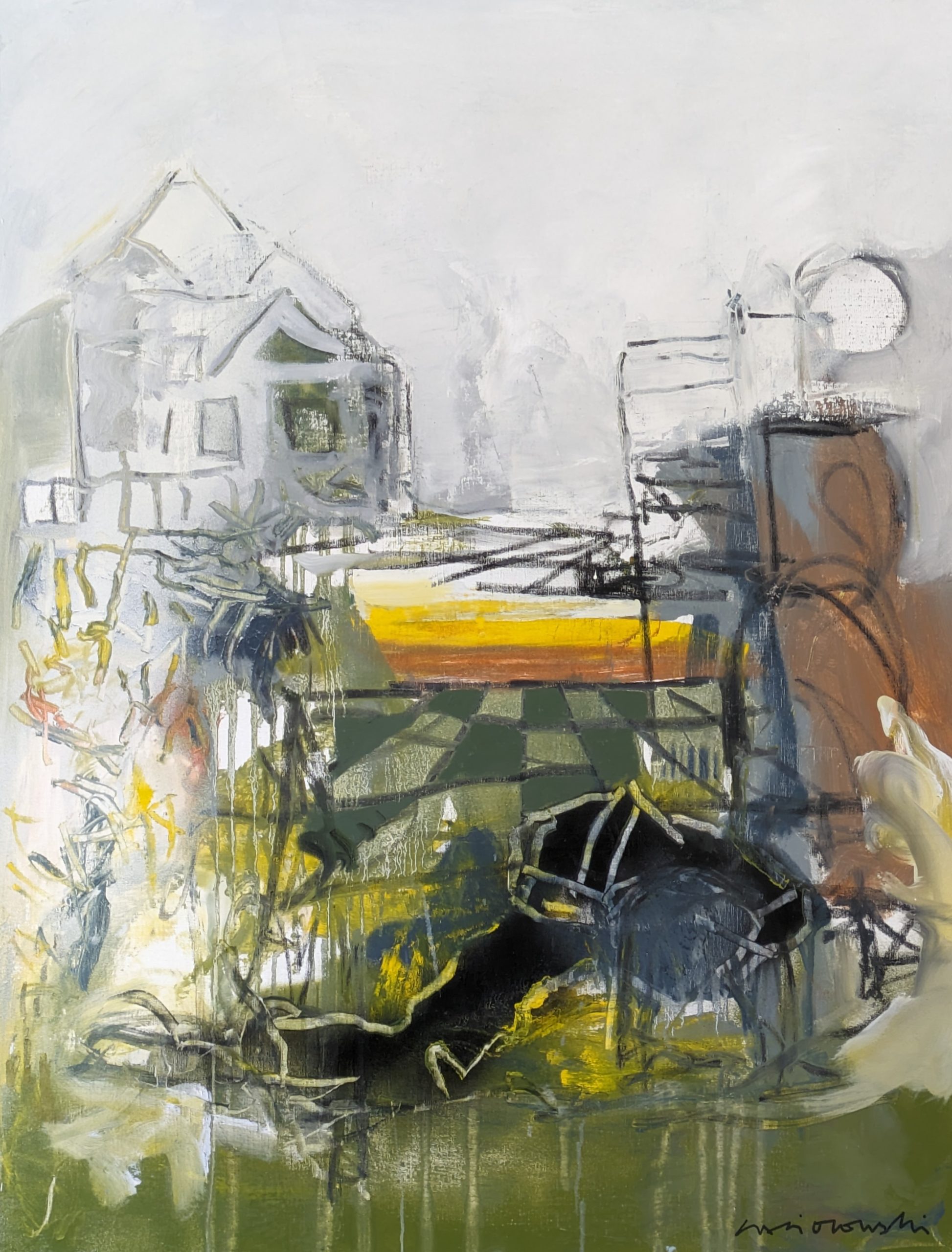 Ruines lyriques_116x89cm__huile sur toile_4500€
